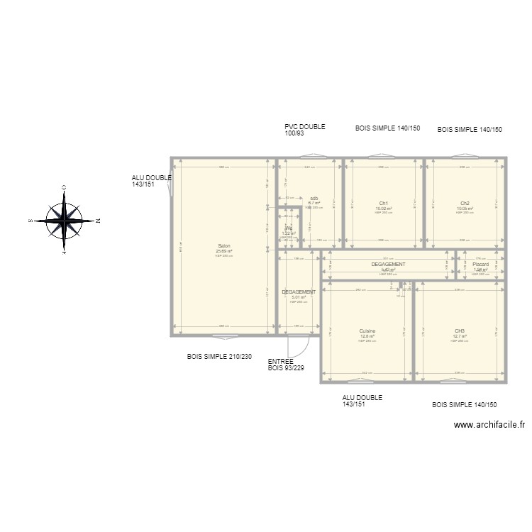 BOYER. Plan de 0 pièce et 0 m2