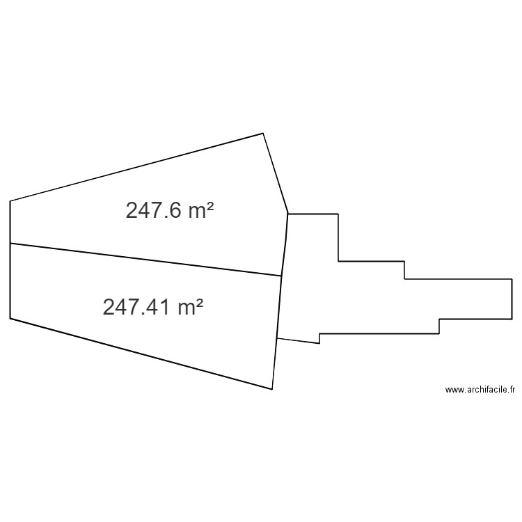 RP 1. Plan de 0 pièce et 0 m2