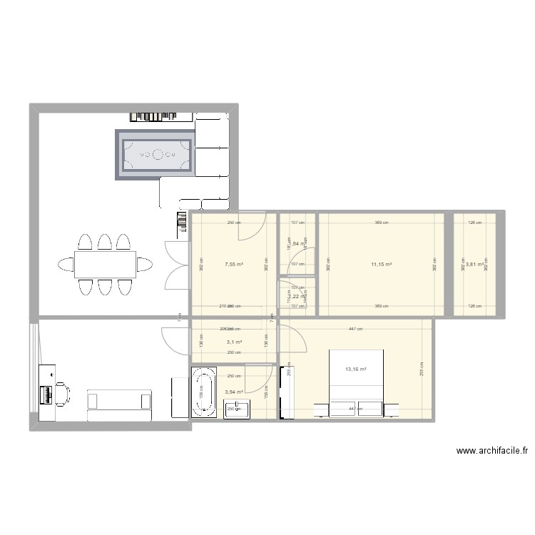 VERNHES. Plan de 0 pièce et 0 m2