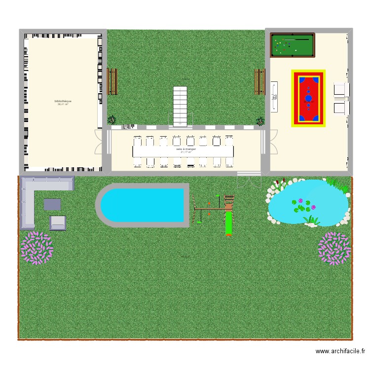 palais royale. Plan de 3 pièces et 94 m2