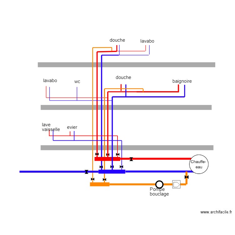 stephan plomberie. Plan de 0 pièce et 0 m2