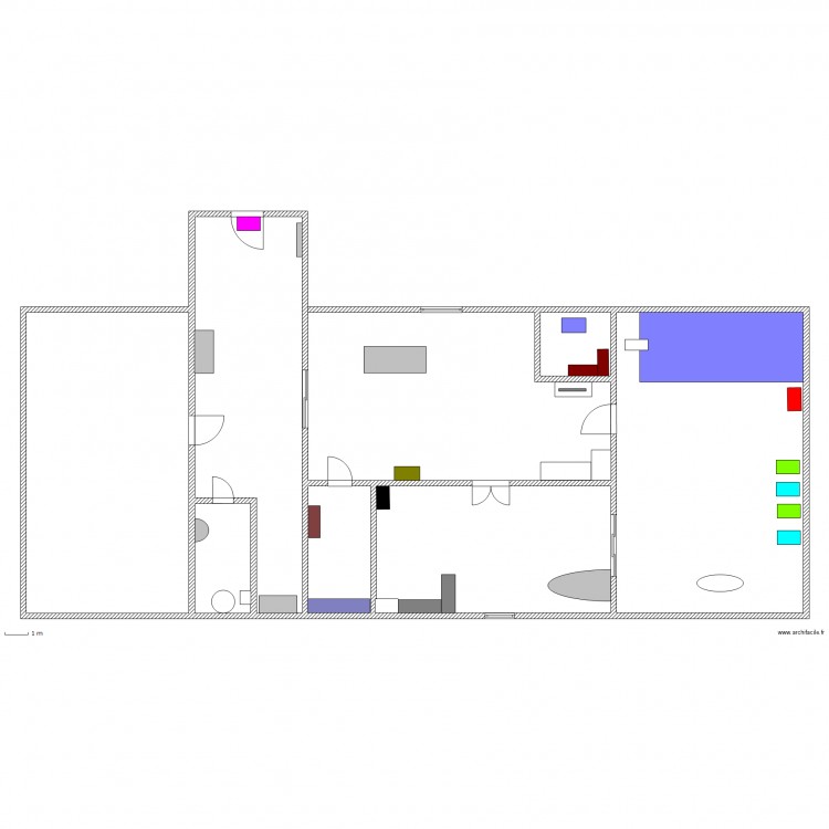 Maison. Plan de 0 pièce et 0 m2