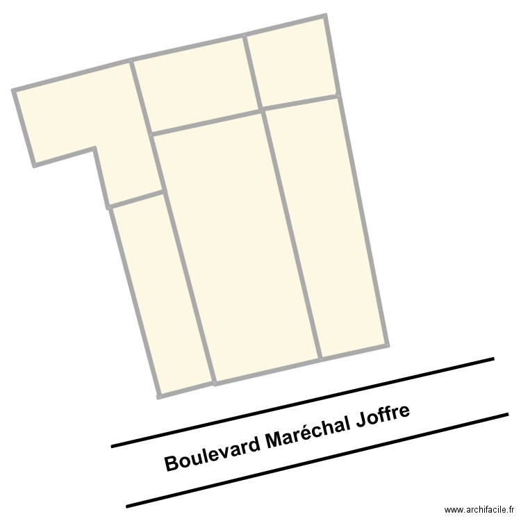 sci solo masse. Plan de 5 pièces et 464 m2