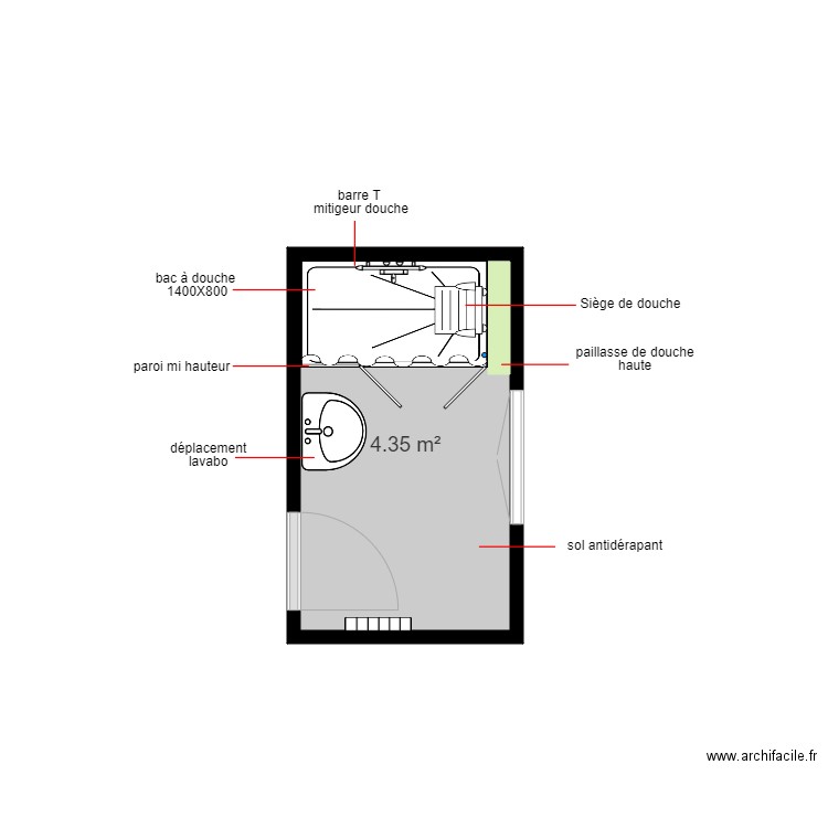 kakoun. Plan de 0 pièce et 0 m2