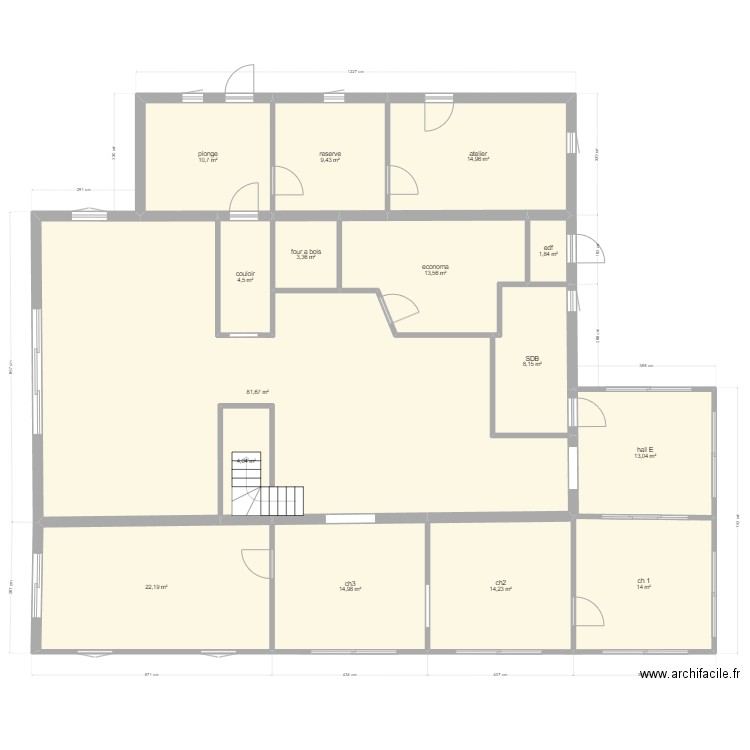 bbb. Plan de 0 pièce et 0 m2