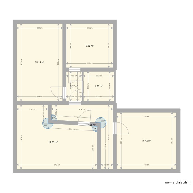 gite. Plan de 0 pièce et 0 m2