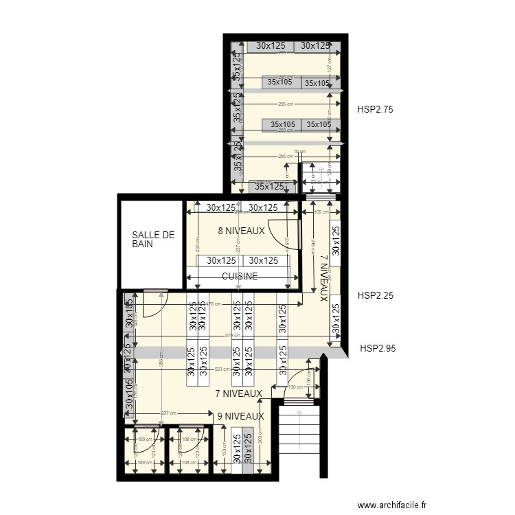 ETUDE FIORUCCI. Plan de 0 pièce et 0 m2