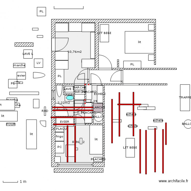 GITE ANT. Plan de 0 pièce et 0 m2