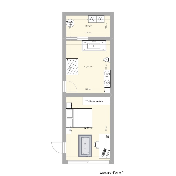Extention. Plan de 0 pièce et 0 m2