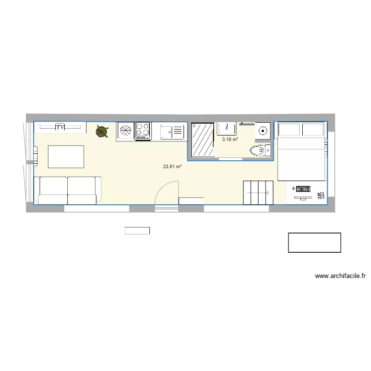 Rez de chauss&eacute;. Plan de 