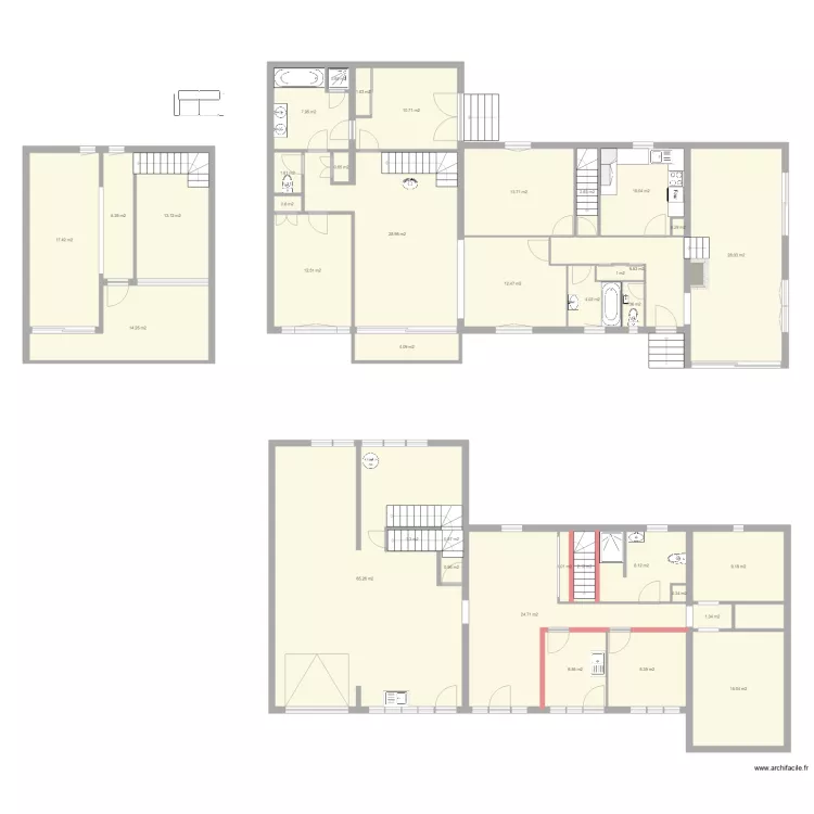 Maison PG 1. Plan de 