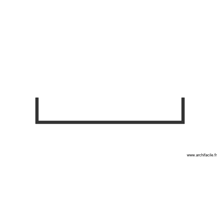 Mur Bar Pergola Forme. Plan de 