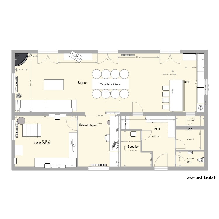 Maison Fillinges Projet 5 Servane. Plan de 0 pièce et 0 m2