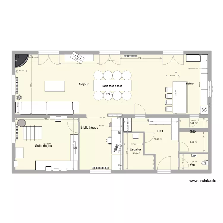 Maison Fillinges Projet 5 Servane. Plan de 