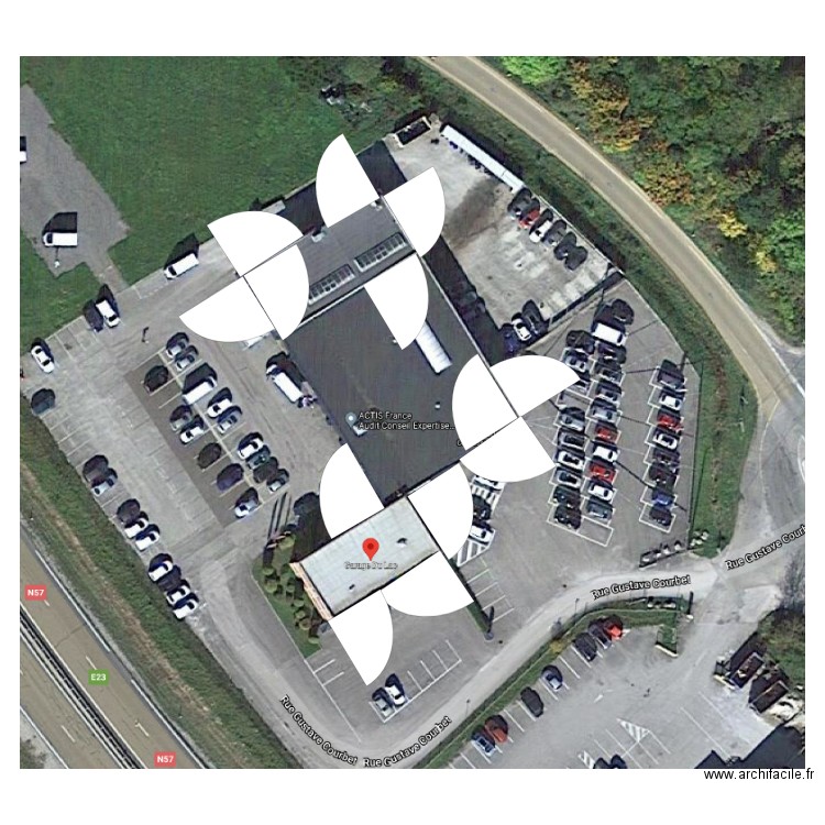 GARAGE DU LAC. Plan de 0 pièce et 0 m2