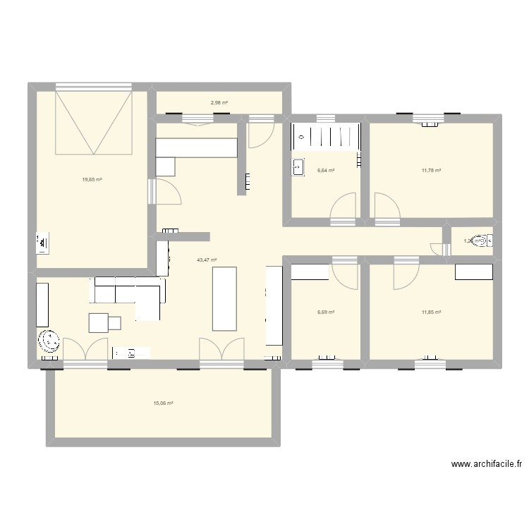 Plan Maison. Plan de 0 pièce et 0 m2