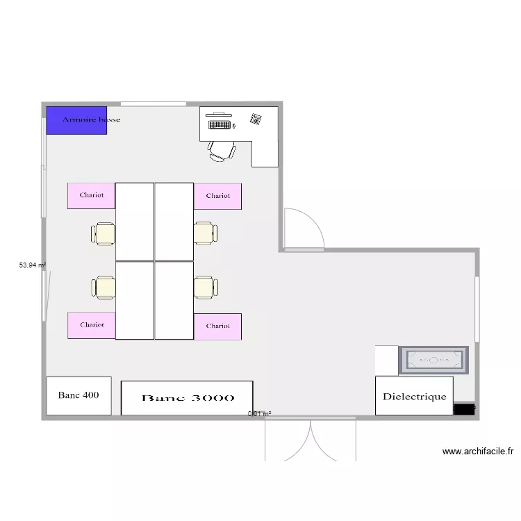 5S Contr&ocirc;le V1. Plan de 