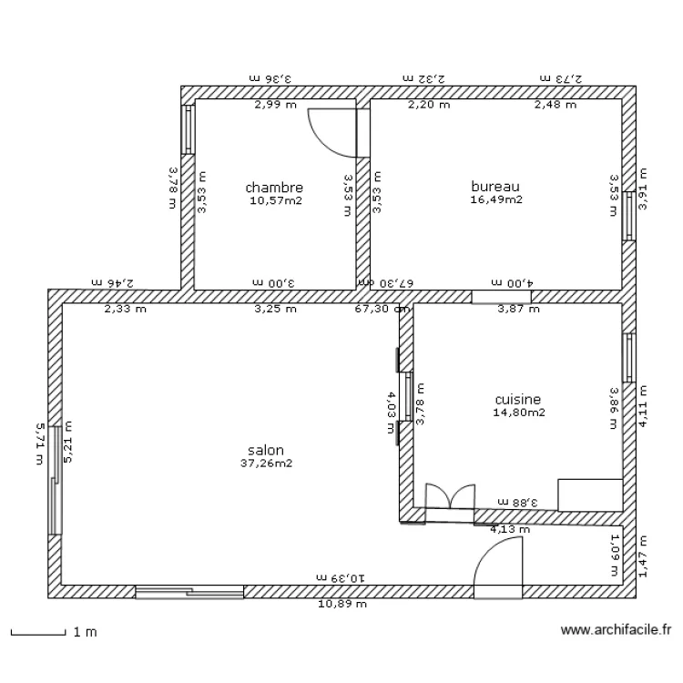 1 er etage. Plan de 1 er etage. Plan de