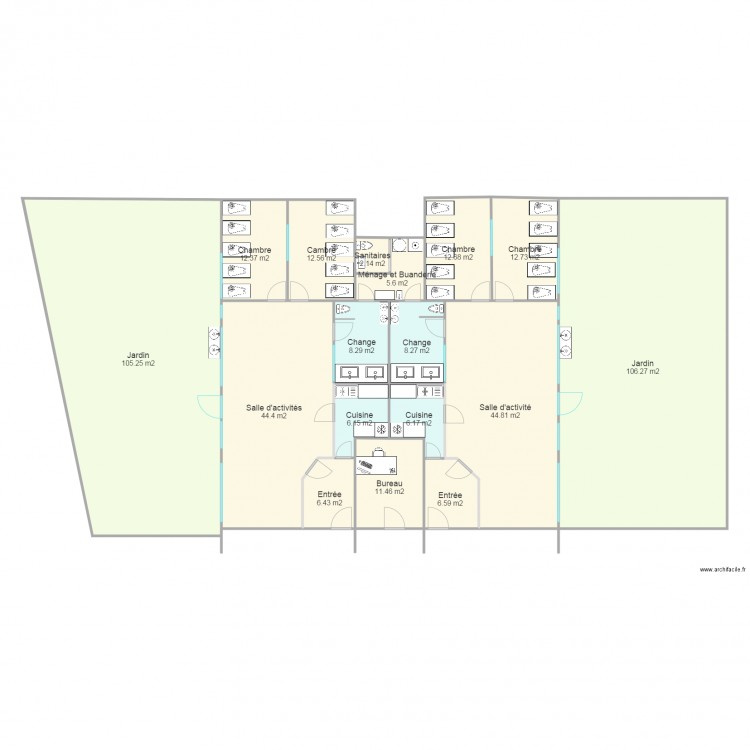 terre sainte. Plan de 0 pièce et 0 m2