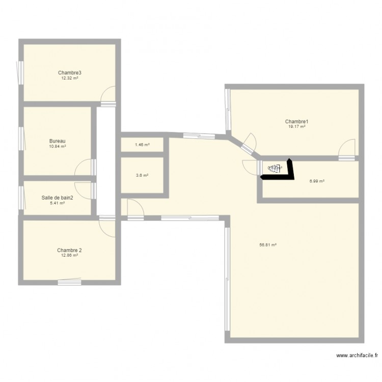 Maison H 2. Plan de 0 pièce et 0 m2