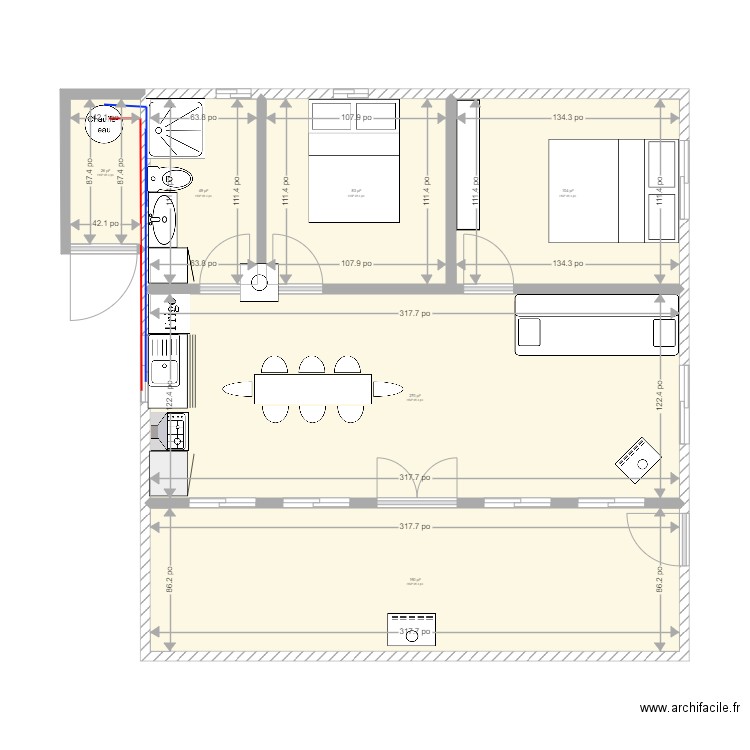 chalet. Plan de 0 pièce et 0 m2