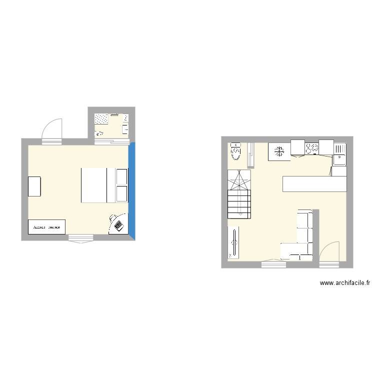 Séjour . Plan de 0 pièce et 0 m2