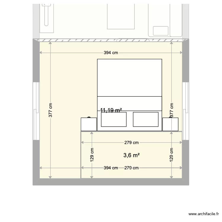 a frame house. Plan de 