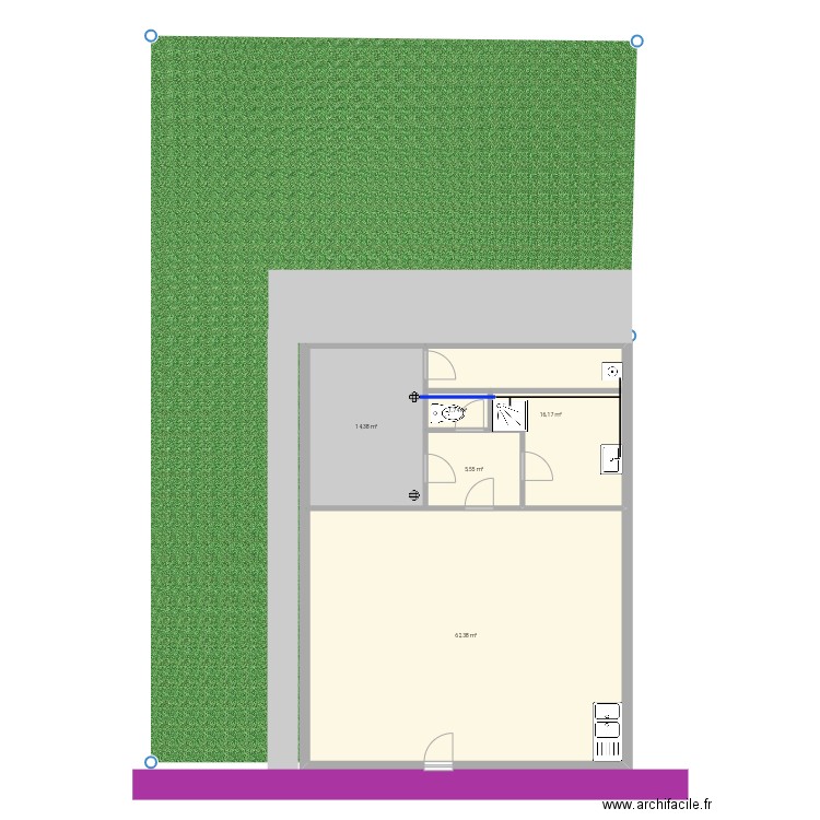 9 Notre-Dame de Lorette avion. Plan de 5 pièces et 100 m2