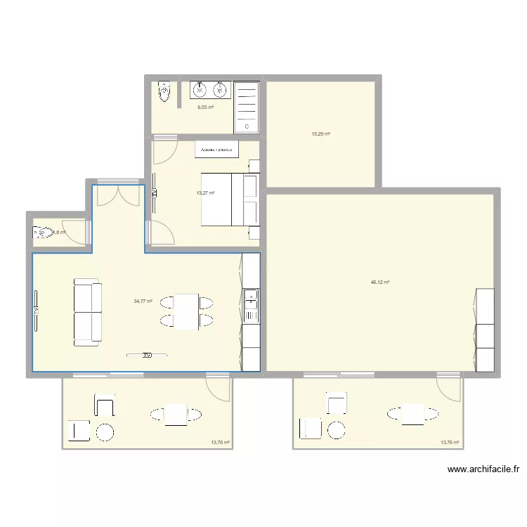 projet Nosy Be Appt. Plan de 