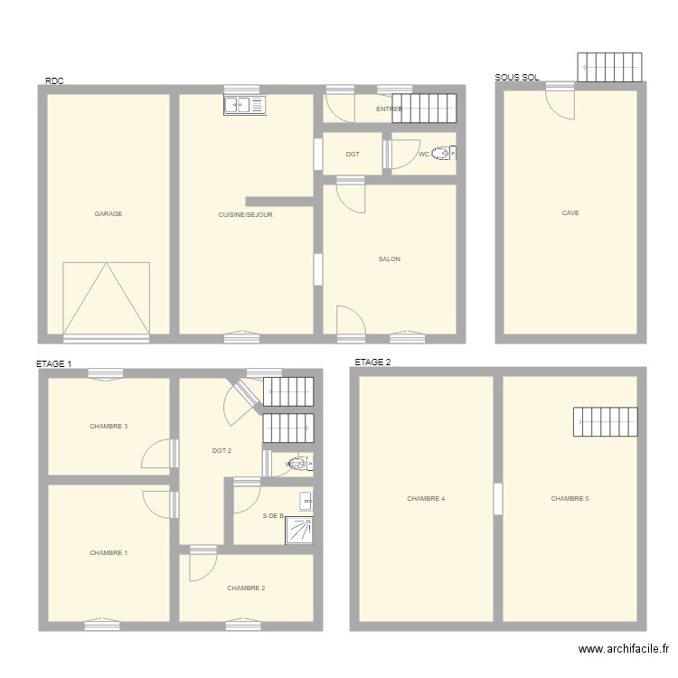 MALINGE. Plan de 0 pièce et 0 m2