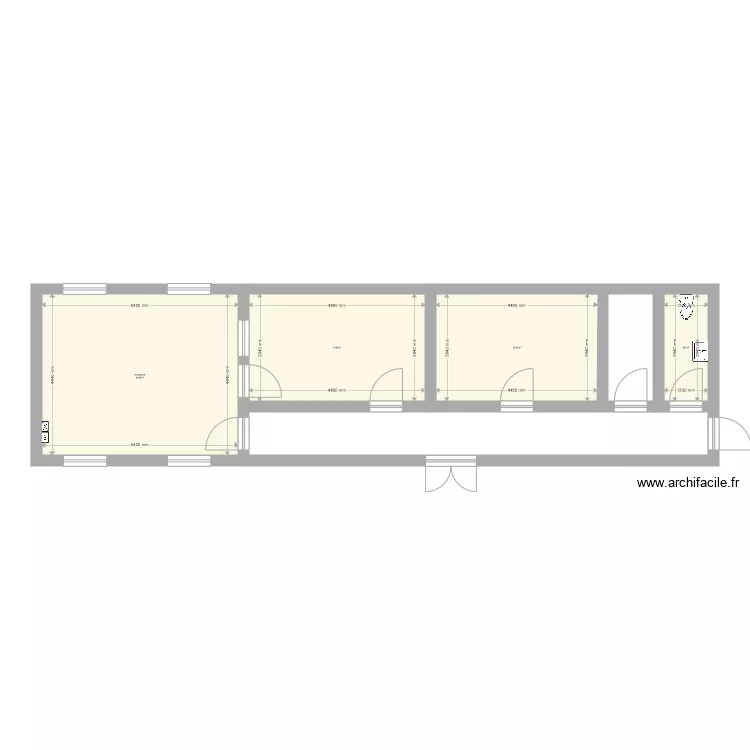 GALIEN PLAN A MESURER. Plan de 