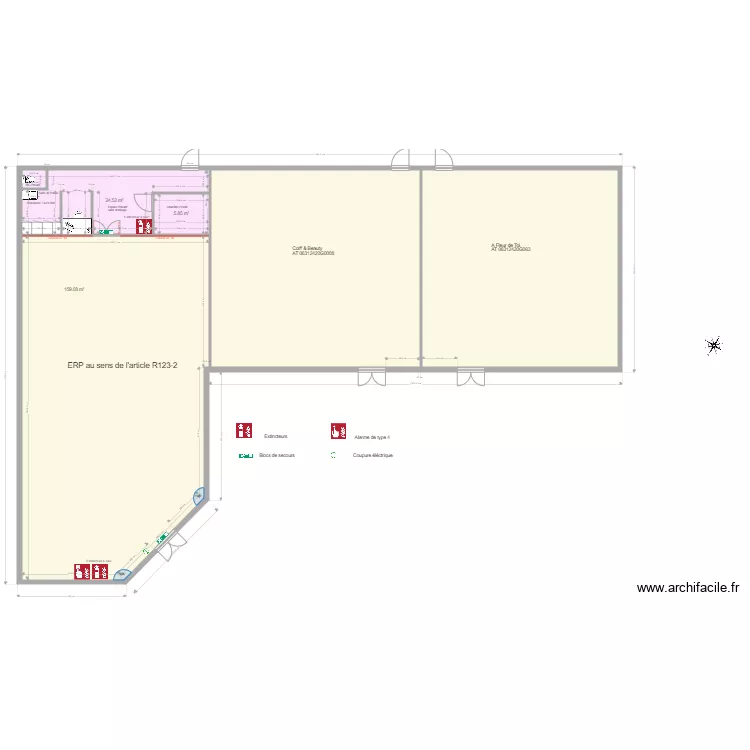 Groupement route de Clermont 1. Plan de 