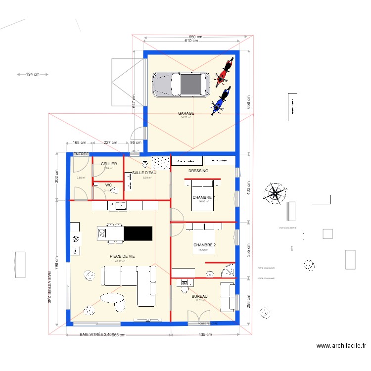 maison T 108m2 new. Plan de 0 pièce et 0 m2