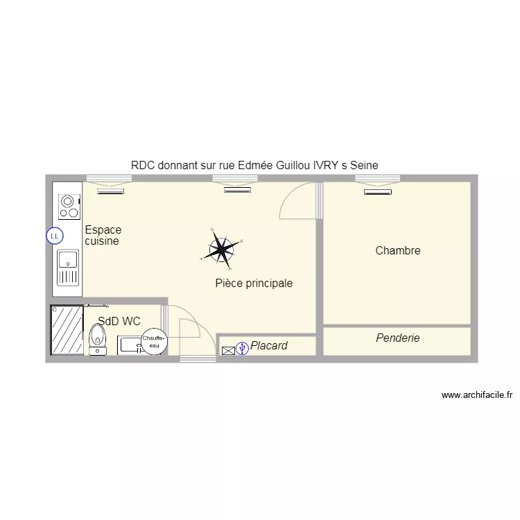 9 E Guillou. Plan de 