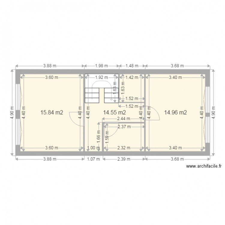 VOISIN ROUM. Plan de 0 pièce et 0 m2