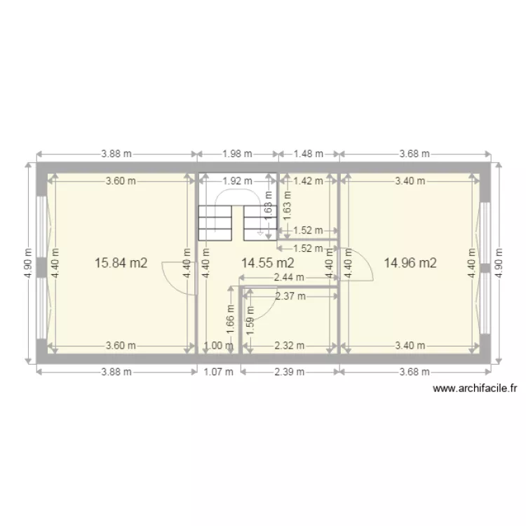 VOISIN ROUM. Plan de 