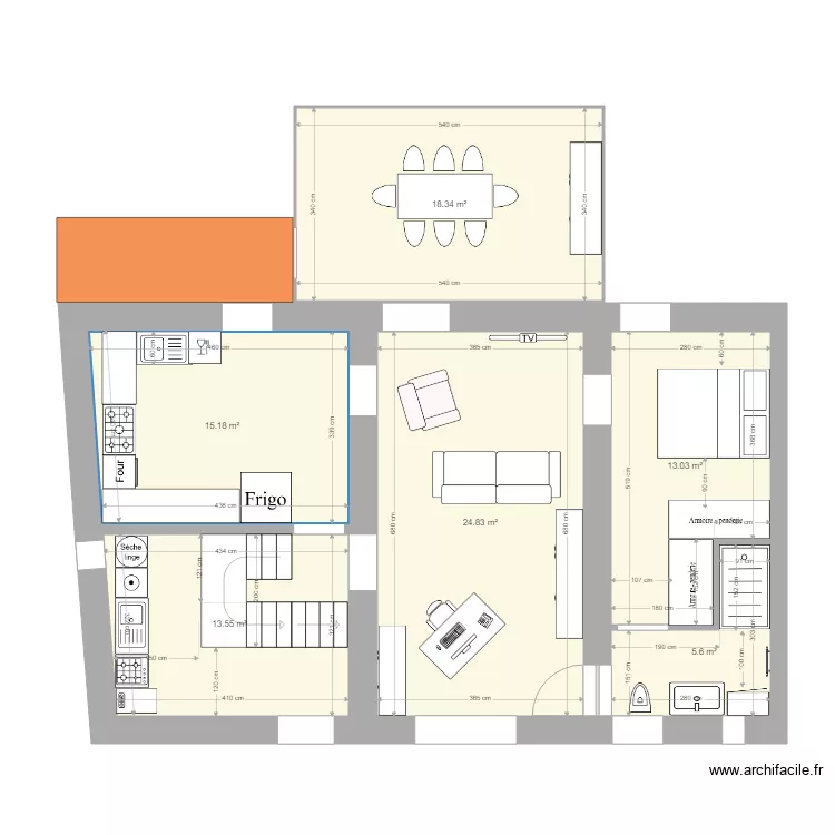 Annie projet 1. Plan de 