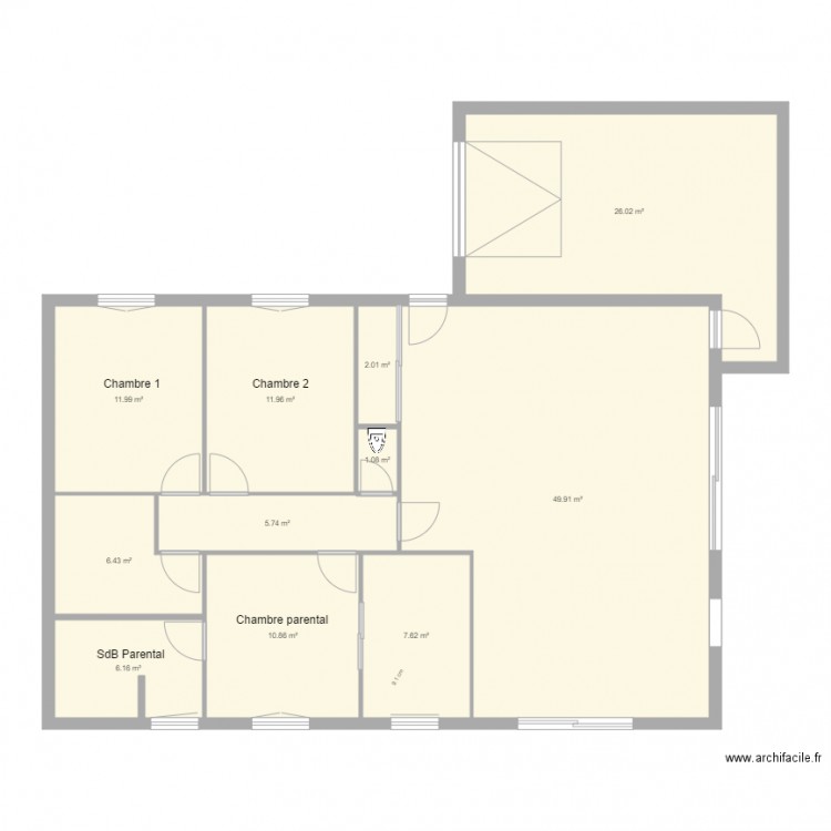  MAISON  BIZARRE  Plan 11 pi ces 140 m2 dessin  par malikmtp