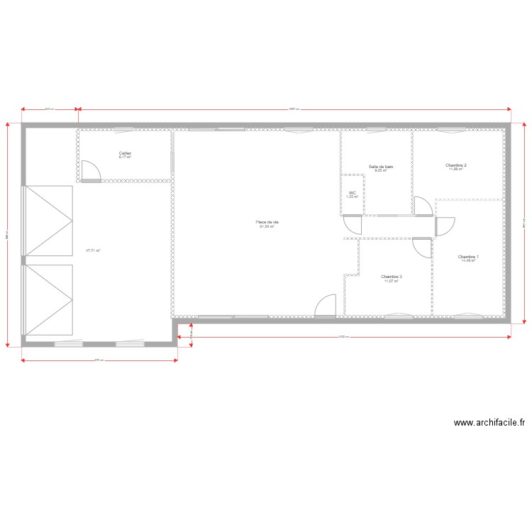 Plan vide new. Plan de 0 pièce et 0 m2