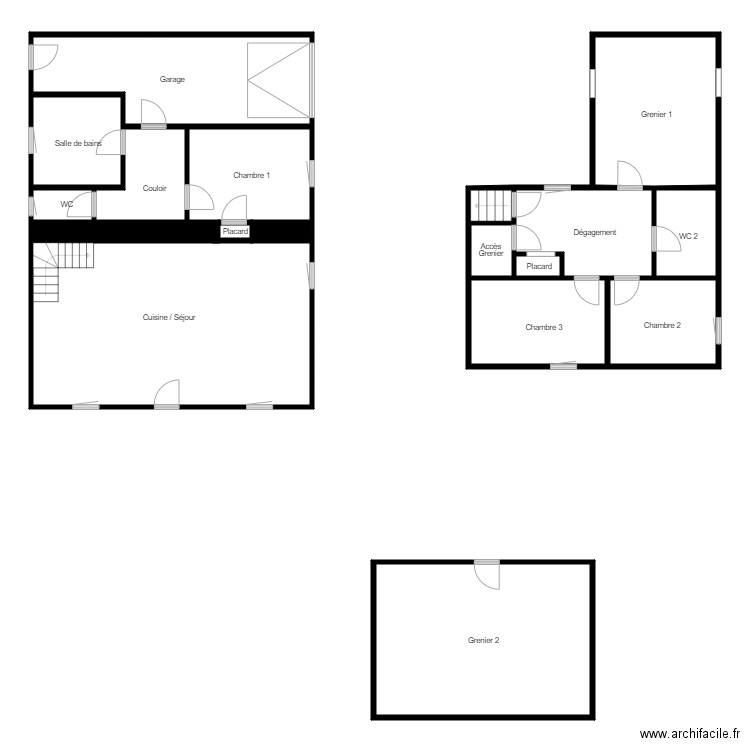 TOSTIVINT la chapelle chausée. Plan de 12 pièces et 190 m2