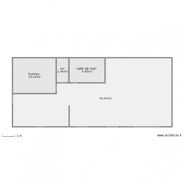 rez de chaussé HSP 245 cm. Plan de 0 pièce et 0 m2