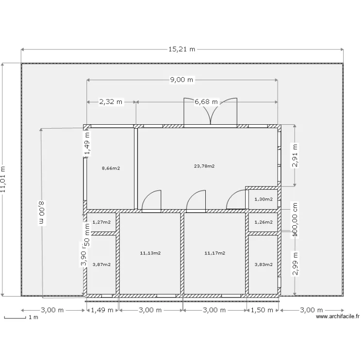 GUYOMARD 72 left cook. Plan de 