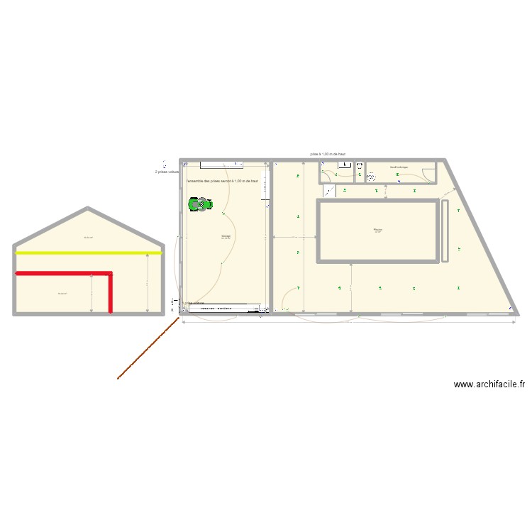 La Soudelle Hangar Electricité. Plan de 0 pièce et 0 m2