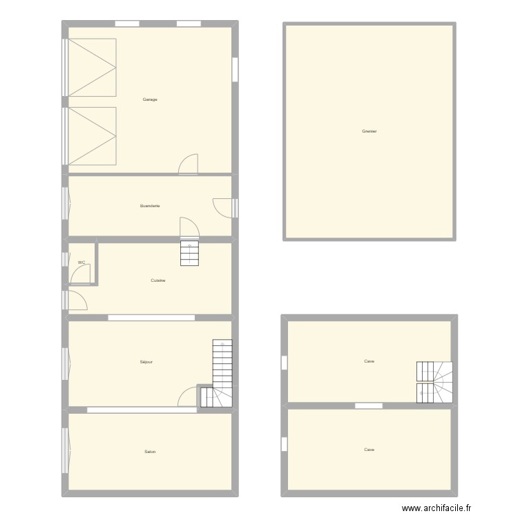 Croquis JUNG. Plan de 0 pièce et 0 m2