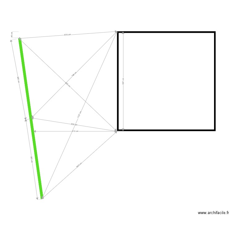 plourivo angle du mur nord. Plan de 0 pièce et 0 m2