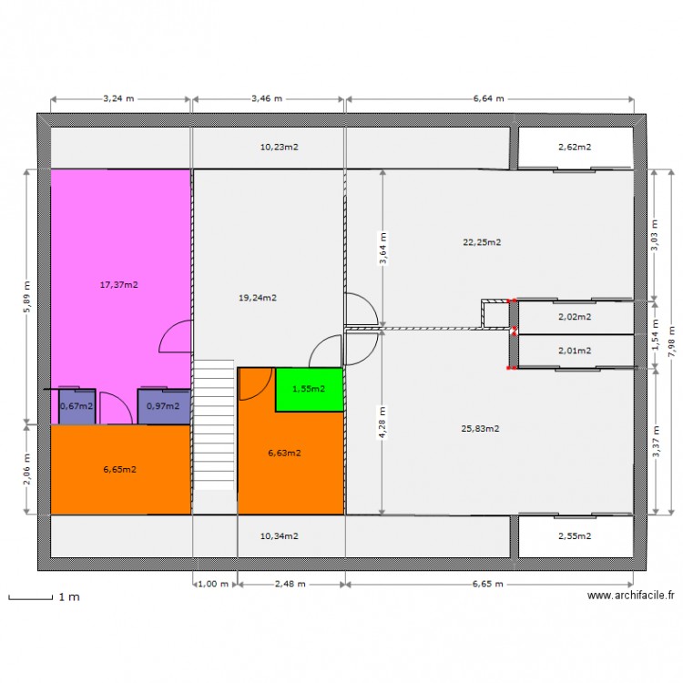 ETAGE V10. Plan de 0 pièce et 0 m2