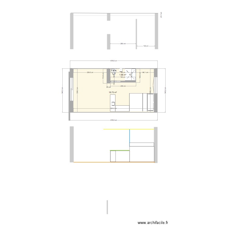 AM surface 2. Plan de 0 pièce et 0 m2