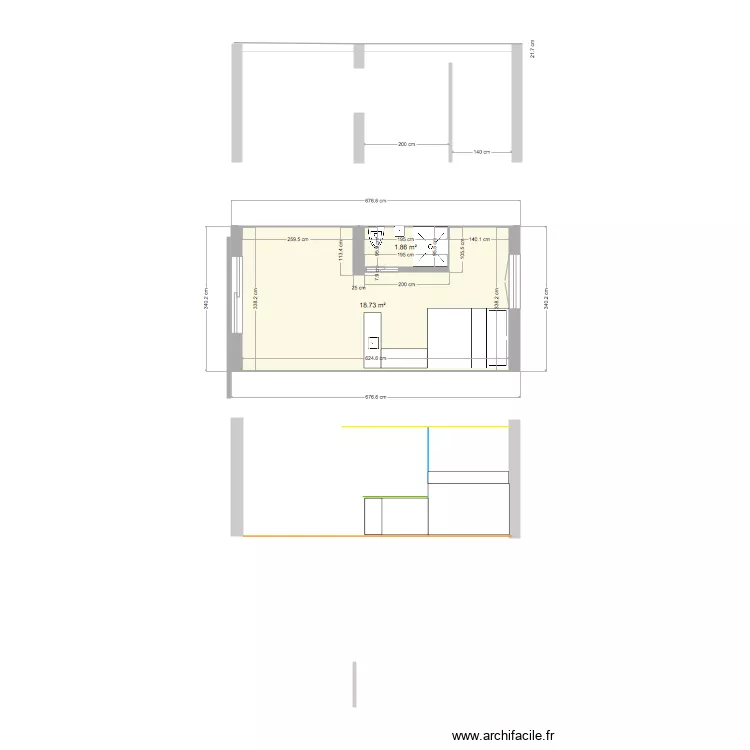 AM surface 2. Plan de 