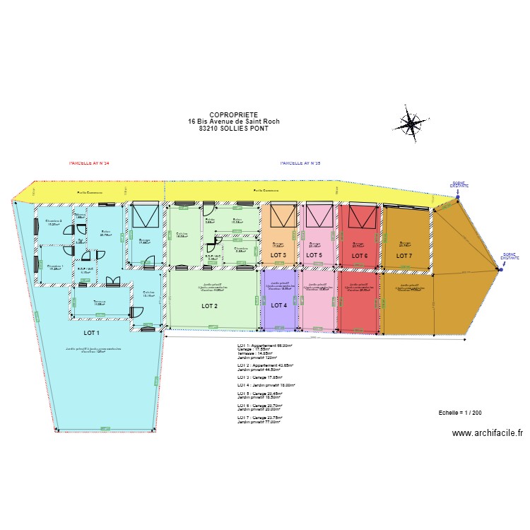 MERLO. Plan de 0 pièce et 0 m2