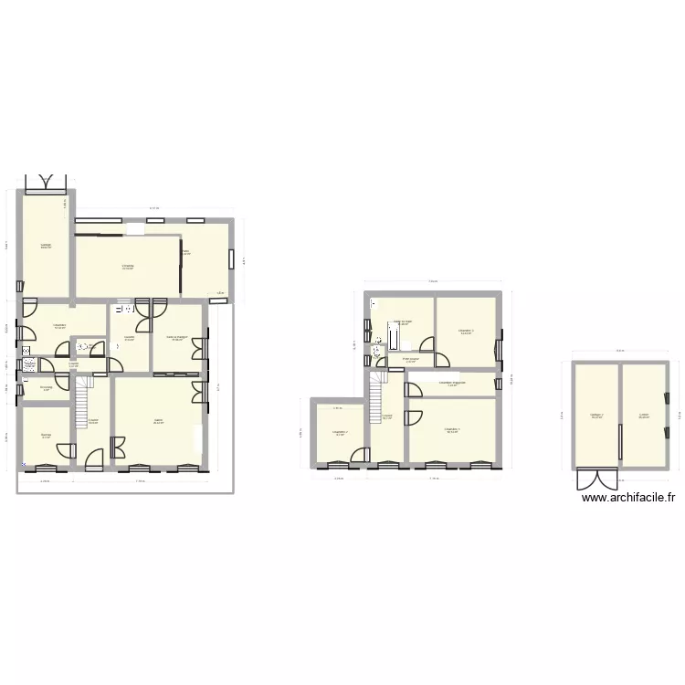 Maison maternelle RDC. Plan de 23 et 253 m² Maison maternelle RDC. Plan de 23 et 253 m²